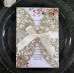 Glitter Invitation Card With Ribbon Bow Laser Cut Greeting Card European Style Invitation Card